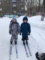 Лыжи в детском саду
